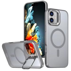 TPU with Magsafe and Lens Holder Case for Apple iPhone 17 - Grey