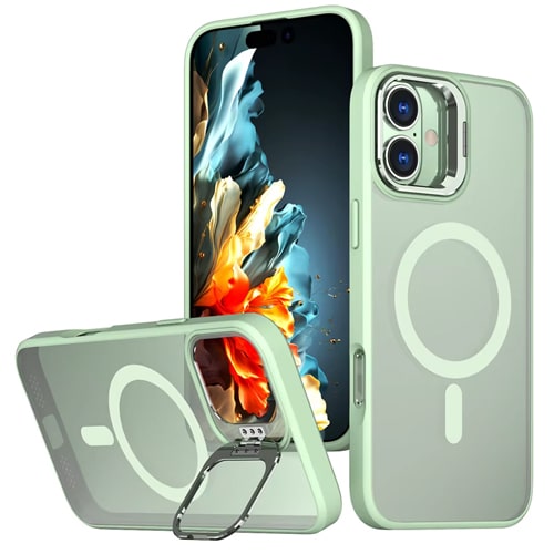 TPU with Magsafe and Lens Holder Case for Apple iPhone 17 - Green