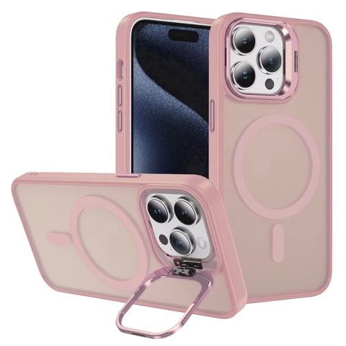 TPU with Magsafe and Lens Holder Case for Apple iPhone 13 / 14 - Pink
