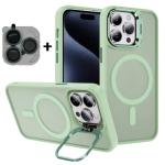TPU with Magsafe and Lens Holder Case for Apple iPhone 16e / 17e - Green