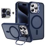 TPU with Magsafe and Lens Holder Case for Apple iPhone 15 - Navy Blue