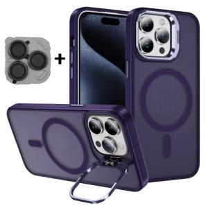 TPU with Magsafe and Lens Holder Case for Apple iPhone 13 / 14 - Purple