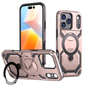 TitanGuard with Magsafe Case for Apple iPhone 17 Pro - Rose Gold