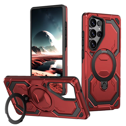 TitanGuard with Magsafe Case for Samsung Galaxy S22 Ultra / S23 Ultra - Red