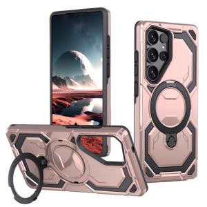 TitanGuard with Magsafe Case for Samsung Galaxy S22 Ultra / S23 Ultra - Rose Gold