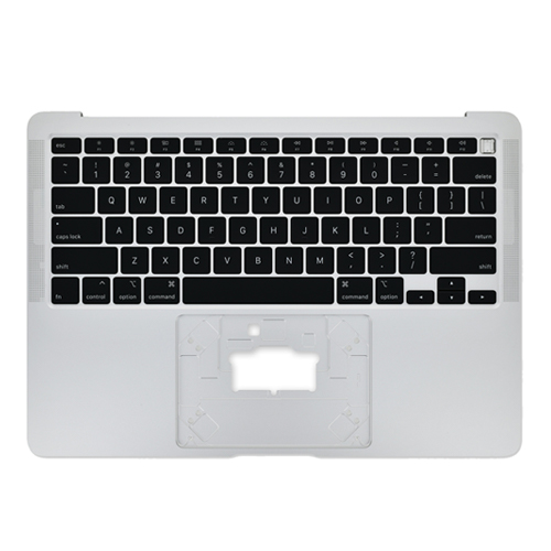 Top Case Keyboard with Battery Pre-Installed Compatible for Apple MacBook Air 13'' (A2179 / 2020) (US English) (PULL) - Silver