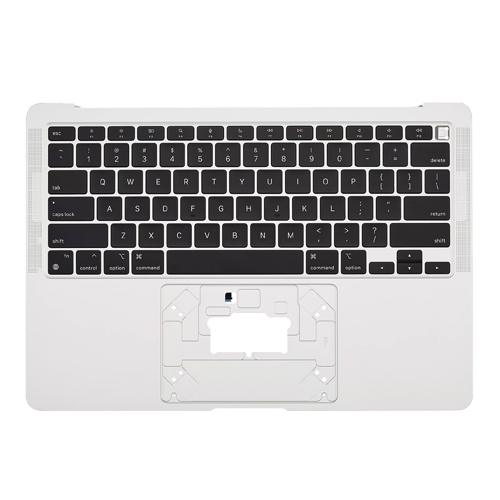 Top Case Keyboard with Battery Pre-Installed Compatible for Apple MacBook Air 13'' (A2337 / 2020) (US English) (PULL) - Silver