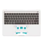 Top Case Keyboard with Battery Pre-Installed Compatible for Apple MacBook Pro 13'' (A1989 / 2018 / 2019) (US English) (PULL) - Space Gray