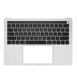 Top Case Keyboard with Battery Pre-Installed Compatible for Apple MacBook Pro 13'' (A2159 / 2019) (US English) (PULL) - Silver