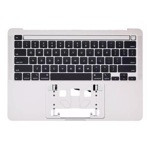 Top Case Keyboard with Battery Pre-Installed Compatible for Apple MacBook Pro 13'' (A2251 / 2020) (US English) (PULL) - Silver