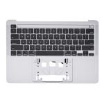 Top Case Keyboard with Battery Pre-Installed Compatible for Apple MacBook Pro 13'' (A2251 / 2020) (US English) (PULL) - Space Gray