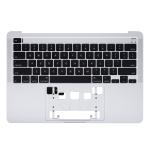 Top Case Keyboard with Battery Pre-Installed Compatible for Apple MacBook Pro 13'' (A2289 / 2020) (US English) (PULL) - Silver