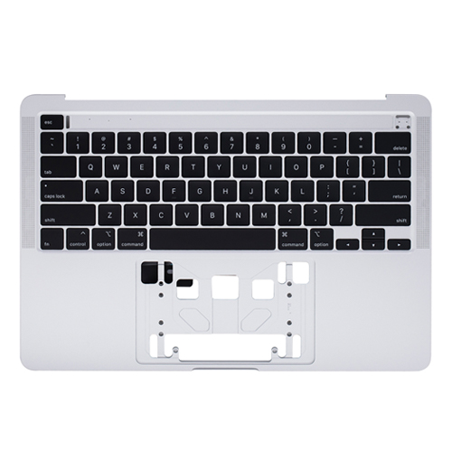 Top Case Keyboard with Battery Pre-Installed Compatible for Apple MacBook Pro 13'' (A2289 / 2020) (US English) (PULL) - Silver