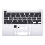 Top Case Keyboard with Battery Pre-Installed Compatible for Apple MacBook Pro 13'' (A2338 / 2020) (US English) (PULL) - Silver
