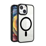 Transparent Shield with Magsafe Case for Apple iPhone 16e / 17e - Black
