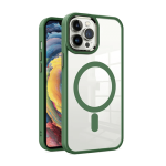Transparent Shield with Magsafe Case for Apple iPhone 17 Pro - Green