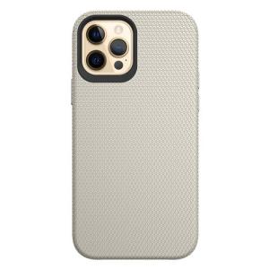 Triangle Shockproof Case with Anti Slip Grains for Apple iPhone 12/12 Pro - Golden