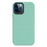 Triangle Shockproof Case with Anti Slip Grains for Apple iPhone 12 Pro Max - Mint