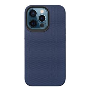 Triangle Shockproof Case with Anti Slip Grains for Apple iPhone 17 Air - Navy Blue
