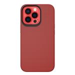 Triangle Shockproof Case with Anti Slip Grains for Apple iPhone 13 Pro Max / 14 Pro Max - Red