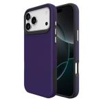 Triangle Shockproof Case with Anti Slip Grains for Apple iPhone 17 Pro Max - Deep Purple