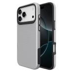 Triangle Shockproof Case with Anti Slip Grains for Apple iPhone 17 Pro Max - Silver