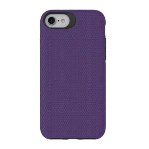 Triangle Shockproof Case with Anti Slip Grains for Apple iPhone 16e / 17e - Deep Purple