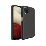 Triangle Shockproof Case with Anti Slip Grains for Samsung Galaxy A22 5G - Black