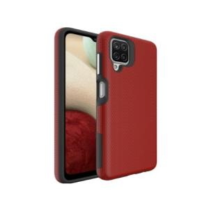 Triangle Shockproof Case with Anti Slip Grains for Samsung Galaxy A03 / A04 / A04E - Red