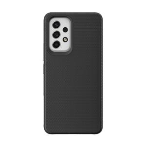 Triangle Shockproof Case with Anti Slip Grains for Samsung Galaxy A23 - Black