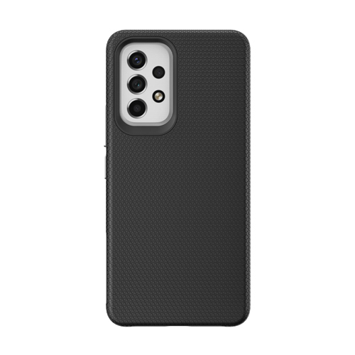 Triangle Shockproof Case with Anti Slip Grains for Samsung Galaxy A53 5G - Black