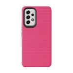 Triangle Shockproof Case with Anti Slip Grains for Samsung Galaxy A33 5G - Hot Pink