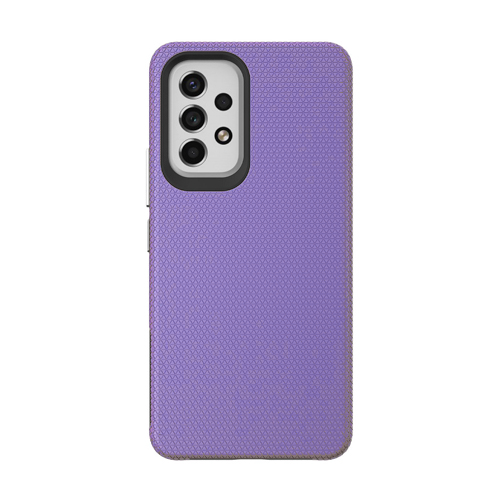 Triangle Shockproof Case with Anti Slip Grains for Samsung Galaxy A13 4G / 5G / A04S - Purple
