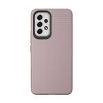 Triangle Shockproof Case with Anti Slip Grains for Samsung Galaxy A23 - Rose Golden