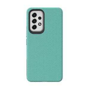 Triangle Shockproof Case with Anti Slip Grains for Samsung Galaxy A23 - Teal