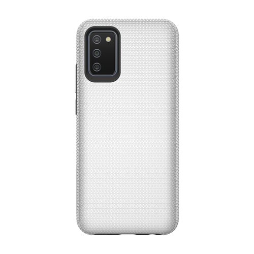 Triangle Shockproof Case with Anti Slip Grains for Samsung Galaxy S20 FE - Silver
