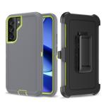 Triple Layer Protection Case & Belt Clip for Samsung Galaxy S22 - Grey