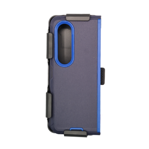 Triple Layer Protection Case & Belt Clip for Samsung Galaxy Z Fold 5 - Navy Blue
