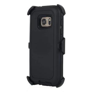 Triple Layer Protection Case & Belt Clip for Samsung Galaxy S7 - Black