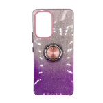 Two Tone Glitter with Kickstand Ring Case for Samsung Galaxy A14 5G - Purple