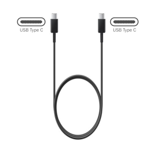 Type-C to Type-C Super Fast Cable for Galaxy Note 20 Ultra in Retail Packaging (1M-5A) - Black