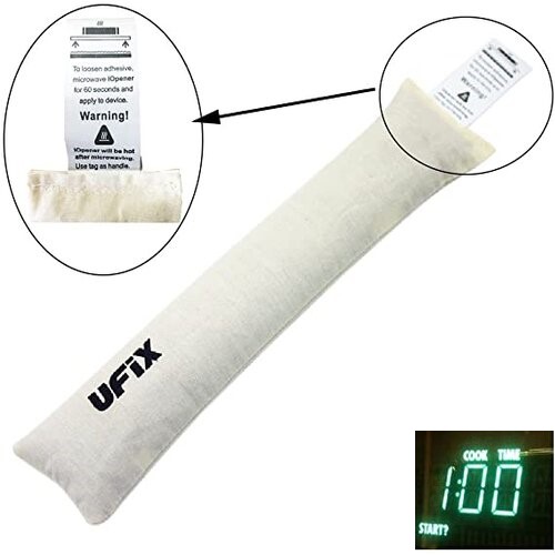 UFiX Heated Bag Opening Tool - iOpener Micro-Ndable Professional Cushion for Smartphones, Tablets and more