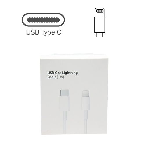 USB-C to Lightning Cable for iPhone in Retail Packaging (1M)