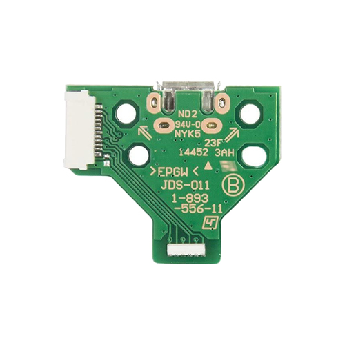 USB Charging Port Board W/ 14Pin Flex Cable Compatible For Sony PlayStation 4 Controllers (Version 1: JDS-001)