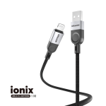 USB to Lightning Cable (DRAVON ionix) (1M) - Black