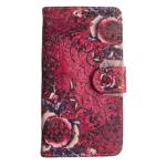 Printed Flower Case for Samsung Galaxy A72 - Red Rose