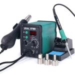 YIHUA 878D Hot Air Gun Slodering Station with 907A Soldering Iron 700W