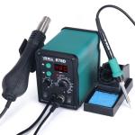 YIHUA 878D Hot Air Gun Slodering Station with 907A Soldering Iron 700W