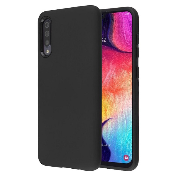 Sleek Armor Hybrid Matte Case for Samsung Galaxy A50/A50S/A30S - Black