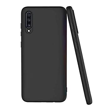 Slim Matte Soft TPU Case for Samsung Galaxy A50/A50S/A30S - Black